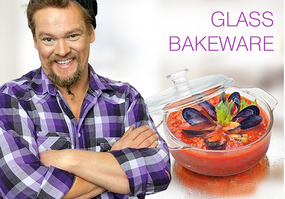 Glass bakeware